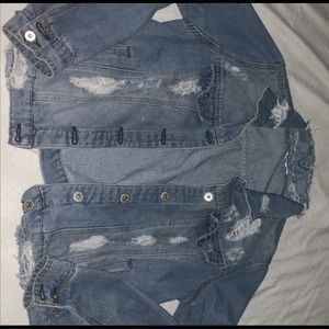 cute painted denim jacket